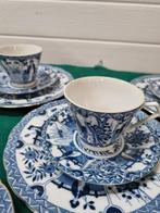 -	Kop en schotel en ontbijtbord lange lijs vintage, Huis en Inrichting, Keuken | Servies, Ophalen of Verzenden, 'T Olde Gre-j