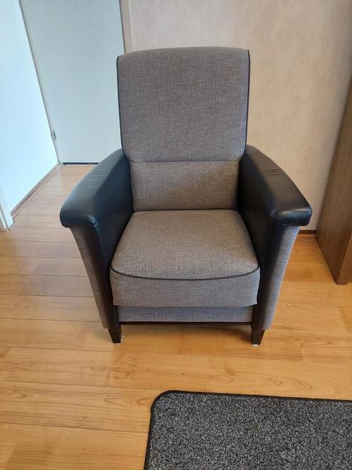 Fauteuils 3 stuks, Huis en Inrichting, Fauteuils, Zo goed als nieuw, Leer, Stof, 75 tot 100 cm, Ophalen