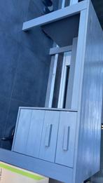 Grijze MDF Bureau - Stijlvol & Praktisch, Huis en Inrichting, Kasten | Dressoirs, Ophalen, Overige materialen, Gebruikt, 100 tot 150 cm