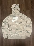 Nike Hoodie S – Beige Camouflage met Wit Logo (heren), Beige, Nike, Ophalen of Verzenden, Zo goed als nieuw