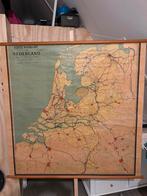 Schoolkaart Nederland, Ophalen of Verzenden, Aardrijkskunde