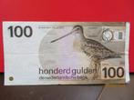 No. 300-  Snip F.100,00 Gulden 1977 Bankbiljet, Ophalen of Verzenden, 100 gulden, Los biljet