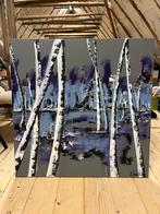 Abstract Schilderij: Berkenbos, Ophalen
