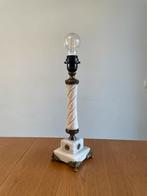 Vintage Empirestijl marmer design lamp - Hollywood Regency, Overige materialen, Ophalen of Verzenden, Zo goed als nieuw, Minder dan 50 cm