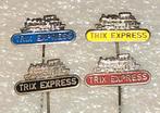 4 Speldjes Trix Express Modeltreinen, Ophalen of Verzenden, Gebruikt, Transport, Speldje of Pin