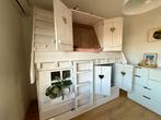 Stapelbed in huisjesvorm - Kinderbed, Ophalen, 85 tot 100 cm, Gebruikt, 180 cm of meer