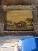 Schilderij op hout, van A.J. Reuvers, Ophalen of Verzenden