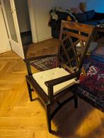 4 Ikea stoelen, Huis en Inrichting, Stoelen, Ophalen, Gebruikt, Bruin, Vier
