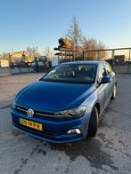 Volkswagen Polo 1.0 TSI 95pk 2018 Blauw, Auto's, Voorwielaandrijving, 40 €/maand, Blauw, 23 km/l