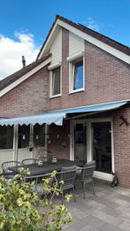 Knikarm Zonnescherm, Ophalen, Gebruikt, 150 tot 300 cm, 250 cm tot 450 cm