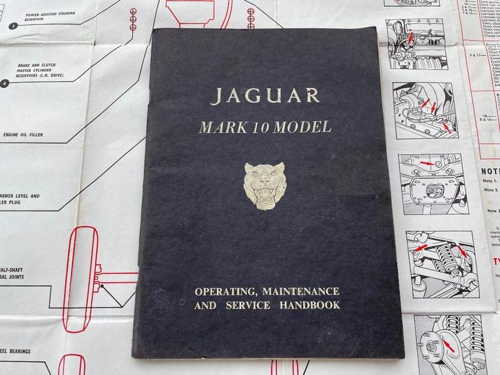 Jaguar mark 10 model handbook, Auto diversen, Handleidingen en Instructieboekjes, Ophalen of Verzenden