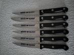 6 solingen vlees/steakmessen stainless steel, Huis en Inrichting, Keuken | Bestek, Verzenden