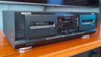 Philips cassette deck zo goed als nieuw, Ophalen of Verzenden, Philips, Auto-reverse