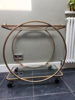 Dranken kastje serveerkar bar cart, Huis en Inrichting, Tafels | Bijzettafels, Ophalen, Minder dan 55 cm, Metaal of Aluminium