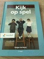 Holger de Nooij - Kijk op spel, Ophalen, Sociale wetenschap, Zo goed als nieuw, Holger de Nooij