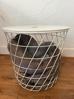 IKEA tafel/mand wit | bijzettafel, Ophalen, Kunststof, Mand, Rond