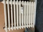 Antiek gietijzeren radiator - werkt perfect, Doe-het-zelf en Verbouw, Verwarming en Radiatoren, 60 tot 150 cm, 800 watt of meer