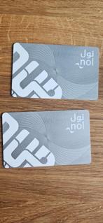 2x Ov chipkaart Dubai - silver, Tickets en Kaartjes, Trein, Bus en Vliegtuig, Twee personen