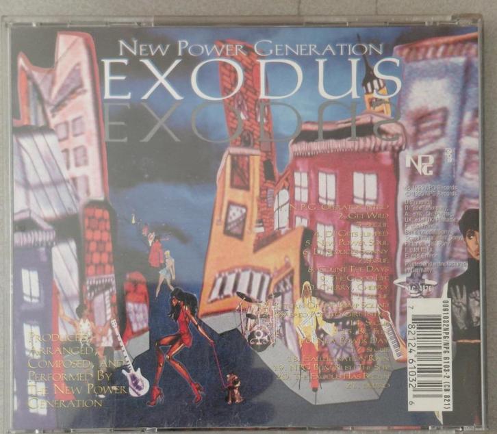 CD NPG (New Power Generation), Exods, Cd's en Dvd's, Cd's | Pop, Zo goed als nieuw, 1980 tot 2000, Ophalen of Verzenden