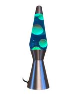 I-Total Lavalamp blauw-groene raket demonstratiemodel, Minder dan 50 cm, Glas, Zo goed als nieuw, Verzenden