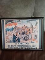 EERSTE VOEDSELDROPPING BOVEN NEDERLAND, Ophalen of Verzenden, Landmacht, Nederland, Foto of Poster