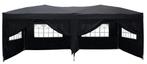 Partytent Easy Up 3x6m opvouwbaar zwart, Tuin en Terras, Partytenten, Ophalen, Opvouwbaar, Partytent, Minder dan 4 meter
