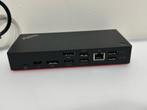 Lenovo ThinkPad USB-C Dock Gen 2 (40AS) with 90W Adapter, Computers en Software, Dockingstations, Ophalen of Verzenden, Zo goed als nieuw