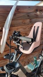 bobike roze fietsstoeltje voorop, Ophalen, Gebruikt