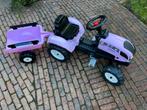 Roze meisjes tractor met kar, Kinderen en Baby's, Speelgoed | Buiten | Skelters, Gebruikt, A, Ophalen, Overige merken