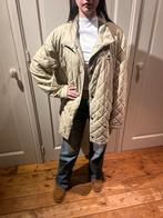 Vintage Burberry Gewatteerde Jas - Maat L, Ophalen of Verzenden, Gedragen, Maat 42/44 (L), Beige