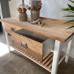 Oude bakkerswerkbank, bakkerstafel, werkbank, keuken, Ophalen