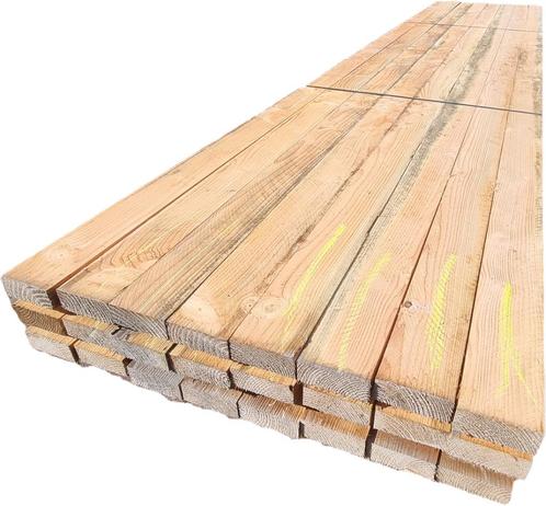 24 Douglas balken 5.0x12.5 cm 5.00 meter lang - nr: TB70, Tuin en Terras, Palen, Balken en Planken, Nieuw, Balken, 250 cm of meer