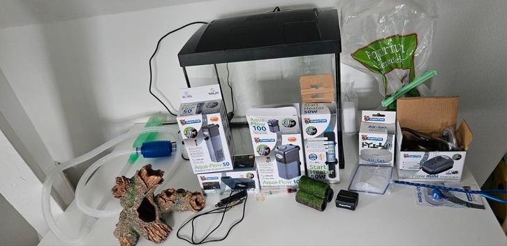 Superfish aquarium start 30 27 liter zwart, Dieren en Toebehoren, Vissen | Aquaria en Toebehoren, Zo goed als nieuw, Leeg aquarium