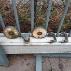 Rolpoort Schuifpoort Handmatig Heras, Tuin en Terras, Tuinhekken en Hekwerk, Ophalen, Gebruikt, IJzer, Spijlenhekwerk