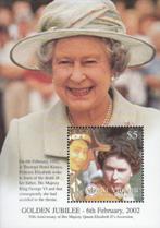 BLOK st. Vincent, gren. 2002, Elizabeth II, postfris., Postzegels en Munten, Postzegels | Thematische zegels, Koningshuis, Verzenden