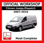 Citroen Jumpy/Dispatch 2007-2016 Workshop manual op DVD PDF, Auto diversen, Handleidingen en Instructieboekjes, Verzenden