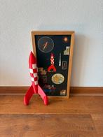 Tintin Kuifje raket met collage knipsels uit album 1962, Ophalen of Verzenden, Kuifje, Zo goed als nieuw