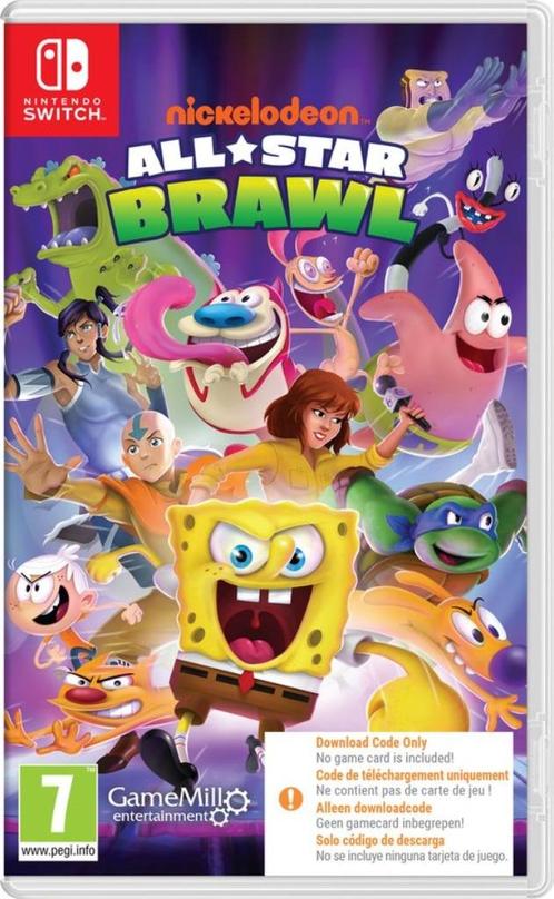 Nickelodeon All Star Brawl Nintendo Switch (Seal/code), Spelcomputers en Games, Games | Nintendo Switch, Nieuw, Overige genres
