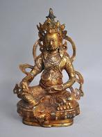 Vuurvergulde Boeddha- Nepal- Symbool van rust en verlichting, Ophalen of Verzenden