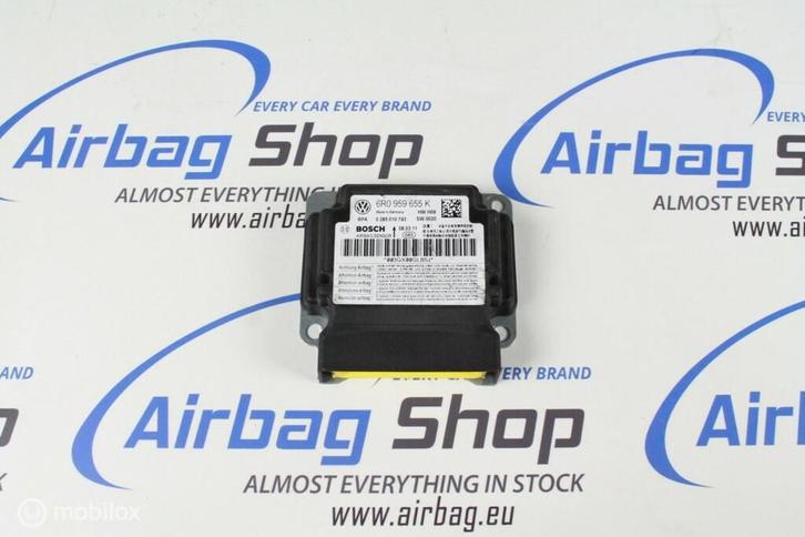 Airbag module Volkswagen Polo 6R (2009-2014), Auto-onderdelen, Elektronica en Kabels, Gebruikt, Ophalen of Verzenden