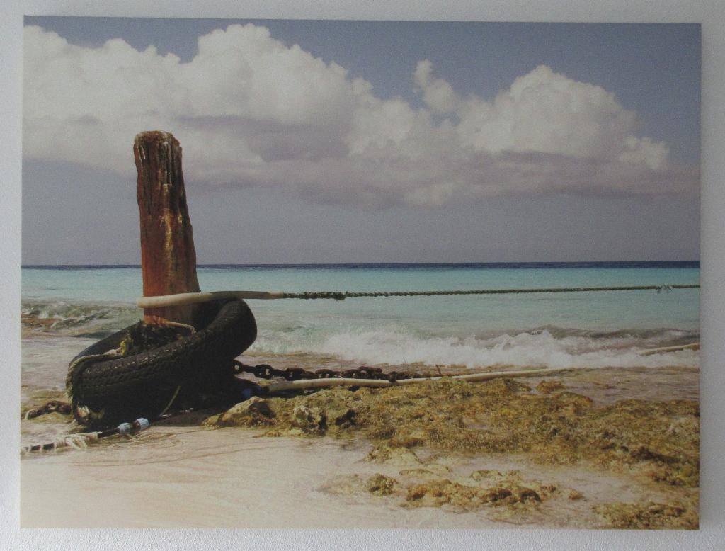 Schilderij / foto op Canvas van Klein Curaçao, Ophalen, Zo goed als nieuw, Schilderij, 75 tot 100 cm