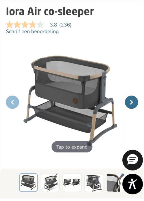 Co sleeper(s) lora air, Kinderen en Baby's, Babywiegjes en Ledikanten, Zo goed als nieuw, Wieg, Ophalen