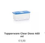 Tupperware splinternieuwe clear doos 460 ml, Ophalen of Verzenden, Nieuw