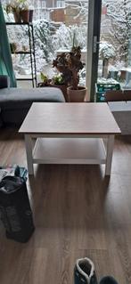 Ikea Hemnes Salontafel Wit Gebeitst 90x90, Ophalen, Gebruikt, 50 tot 100 cm, Vierkant