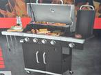 Grillmeister 4+1 gas barbecue NIEUW, Ophalen, Nieuw, Gas, Vrijstaand