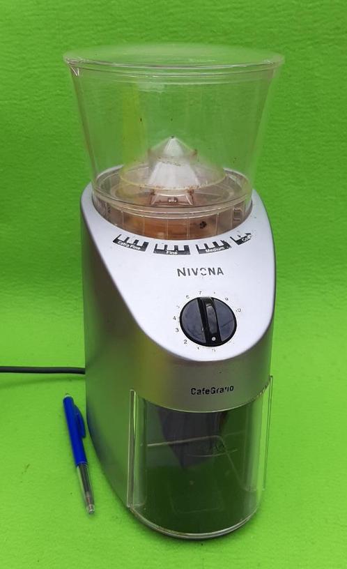Goed werkende Elektrische koffiemolen - NIVONA CafeGrano 120, Witgoed en Apparatuur, Koffiemachine-accessoires, Gebruikt, Ophalen of Verzenden