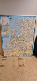 Landkaart van Nederland Magnetisch, Ophalen of Verzenden, 1800 tot 2000, Nederland, Landkaart