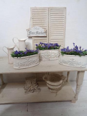 Mooie pot met plantjes,,, Poppenhuis 1:12 (Nr Br98)*   beschikbaar voor biedingen