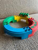 Vintage duplo treinbaantje met treinwagon, Kinderen en Baby's, Speelgoed | Duplo en Lego, Ophalen of Verzenden, Gebruikt, Duplo