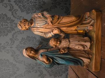 Maria Jozef en Jesus beeldje 22 cm hoog 18 cm breed beschikbaar voor biedingen